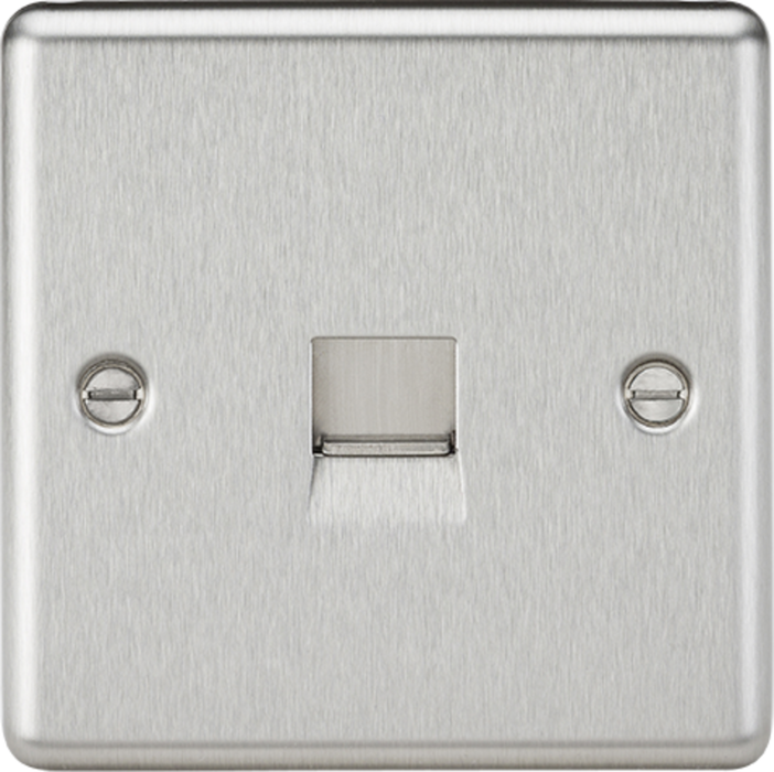 Telephone Master Outlet - Brushed Chrome