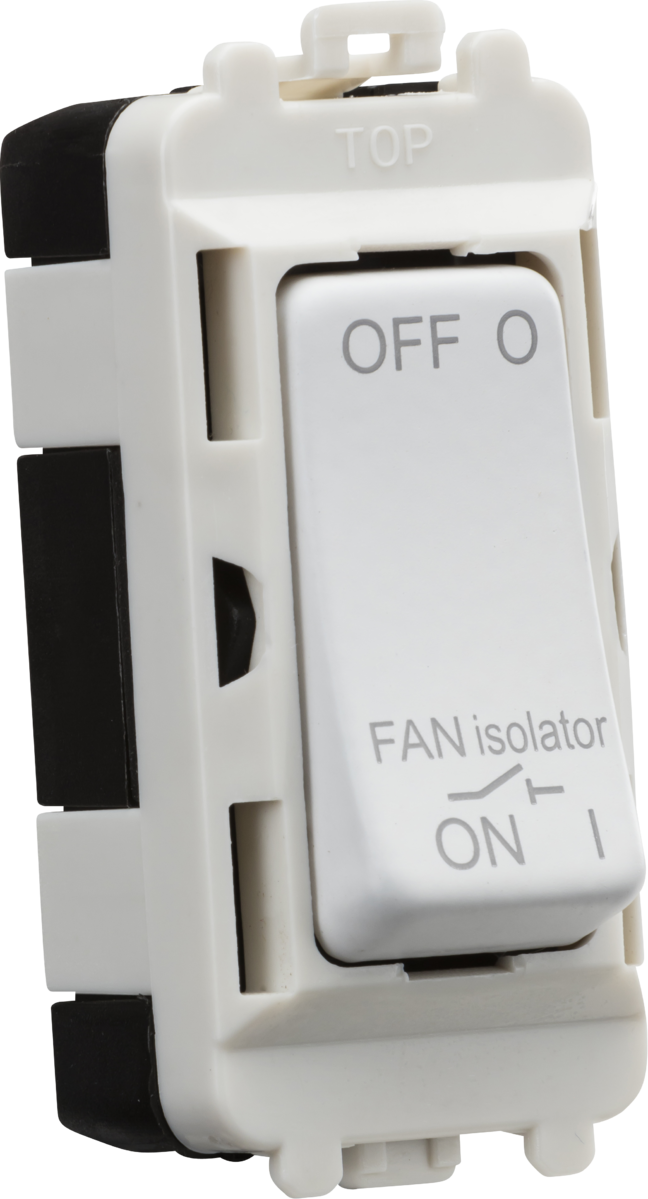 10A Fan Isolator Module - Matt White — Derby Firelec Ltd