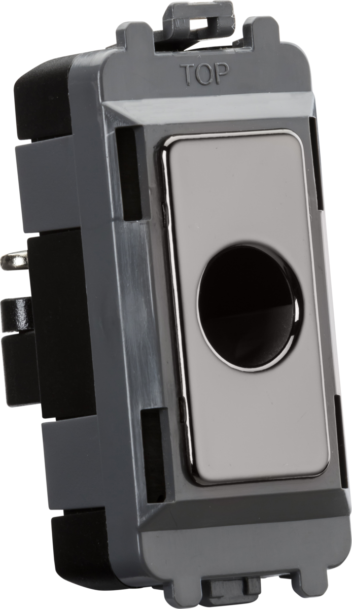 Flex outlet module (up to 10mm) - black nickel — Derby Firelec Ltd