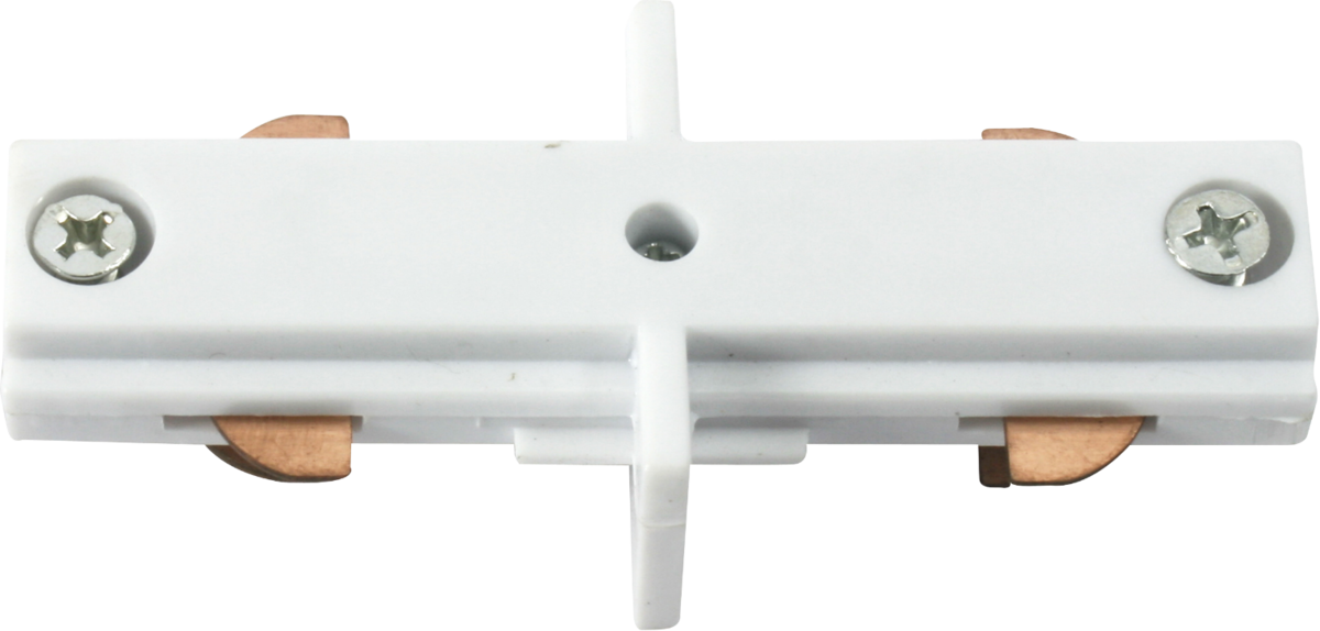 230V Track In-line Connector - White