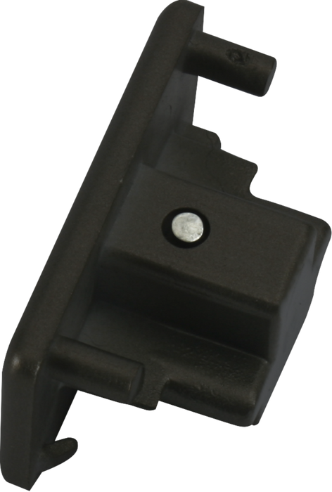 230V Single Circuit Track Dead End Cap - Black