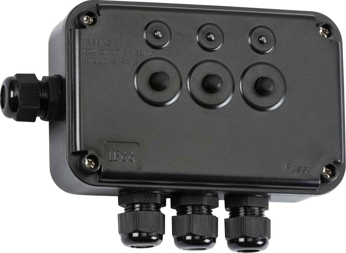 IP66 13A 3G Switch Box — Derby Firelec Ltd