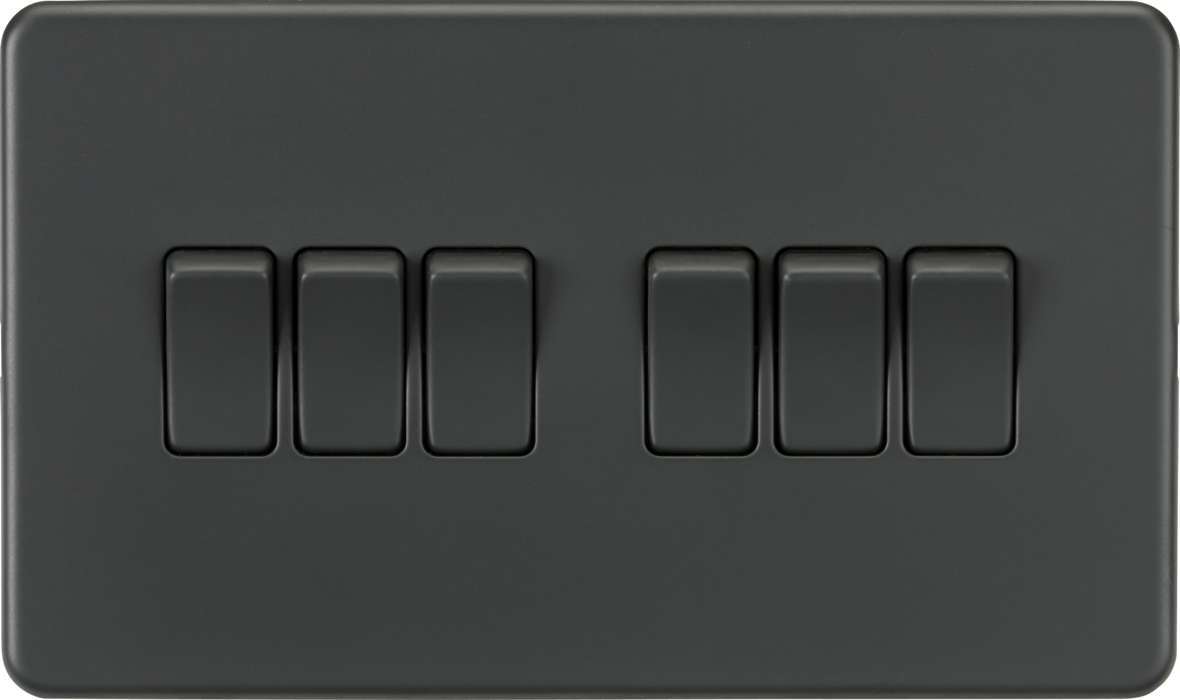 10AX 6G 2-way Switch - Anthracite