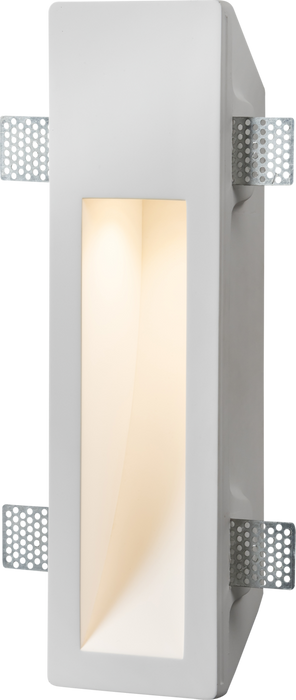 230V GU10 35W Recessed Rectangular Plaster Wall Light