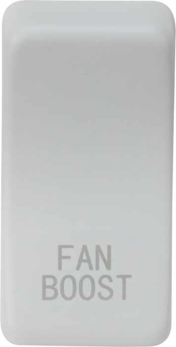 Switch cover marked "FAN BOOST" - Matt White