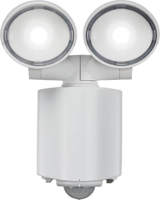 230V IP55 Twin Spot LED Security Light - White